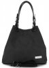 Kožené kabelka shopper bag Vittoria Gotti grafitová V90047CH